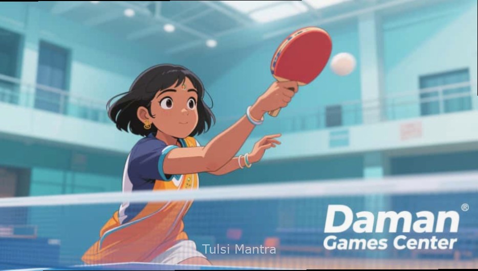 Indian player following a Tulsi Mantra guide while playing the game at home